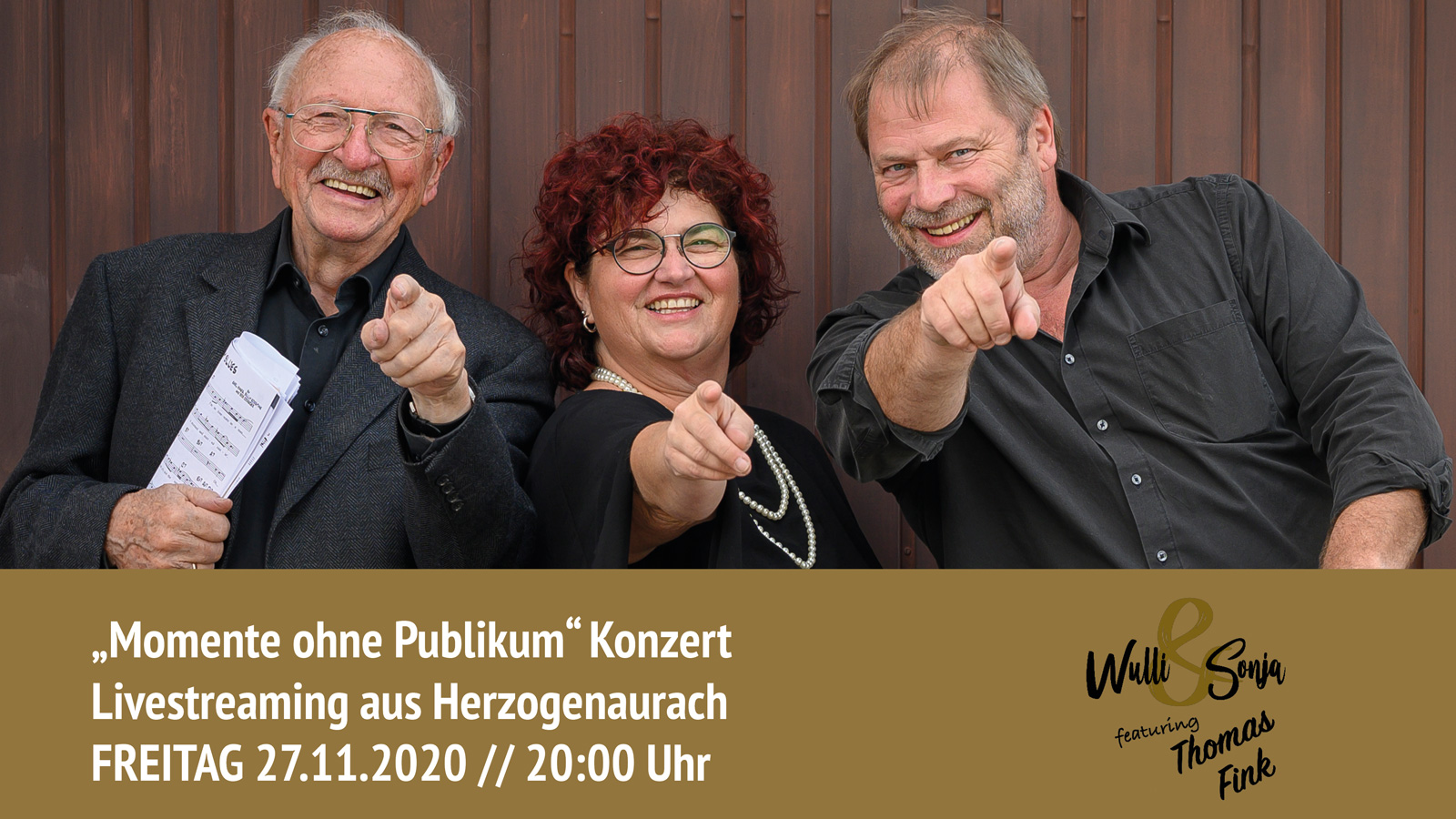 Wulli und Sonja feat. Thomas Fink Konzert 2020